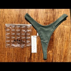 BoutineLA❤️ Ribbed Tanga bottoms